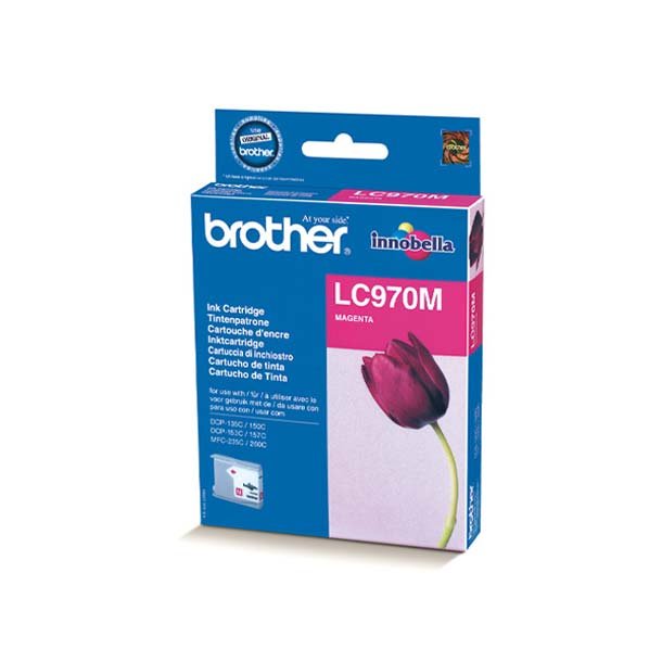 Brother LC 970 M blækpatron – LC970M – Magenta 300 sider