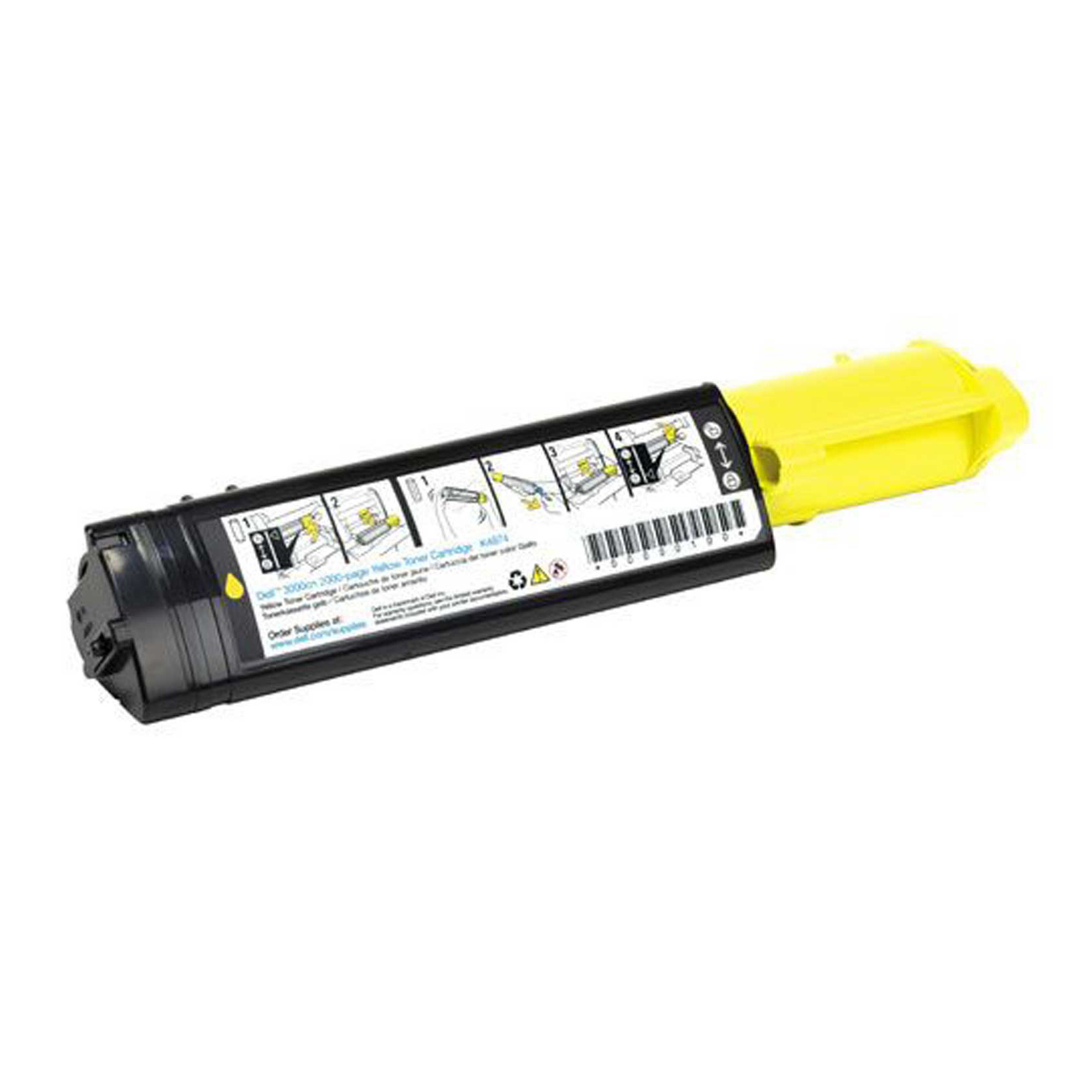 Dell 3000 Y (310-5737) Lasertoner, Gul, kompatibel (2000 sidor)