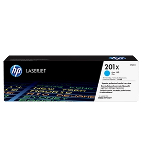 HP CF401X C (HP 201X) Lasertoner, Cyan, Original 2300 sidor