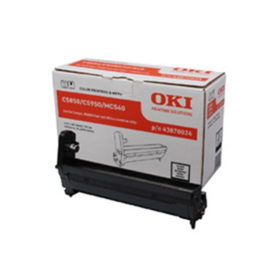 OKI C5850/5950/MC560 BK (43870024) tromle, sort, Original 20000 print Billede af OKI C5850/5950/MC560 BK (43870024) tromle, sort, Original 20000 print