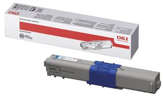 OKI C310 C (44469706) Lasertoner, Cyan, Original (2000 print) Billede af OKI C310 C (44469706) Lasertoner, Cyan, Original (2000 print)