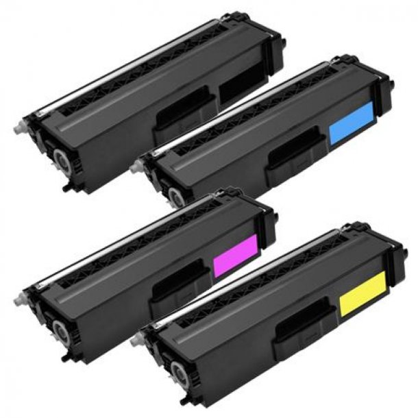 Brother TN326 combo pack 4 stk lasertoner BK/C/M/Y 14500 sider