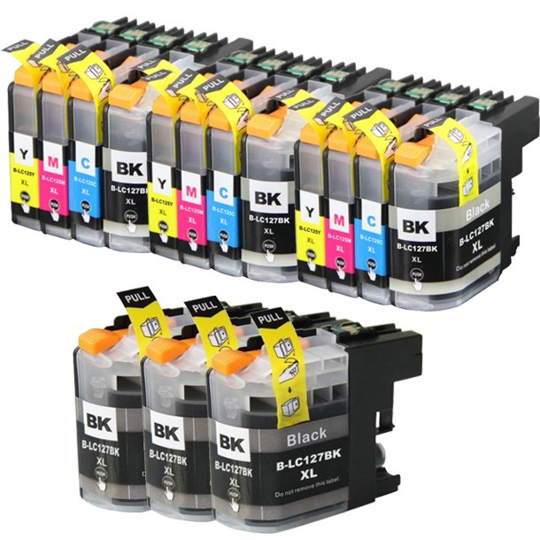 Brother LC 125/127 combo pack 15 stk blækpatron BK/C/M/Y 303 ml