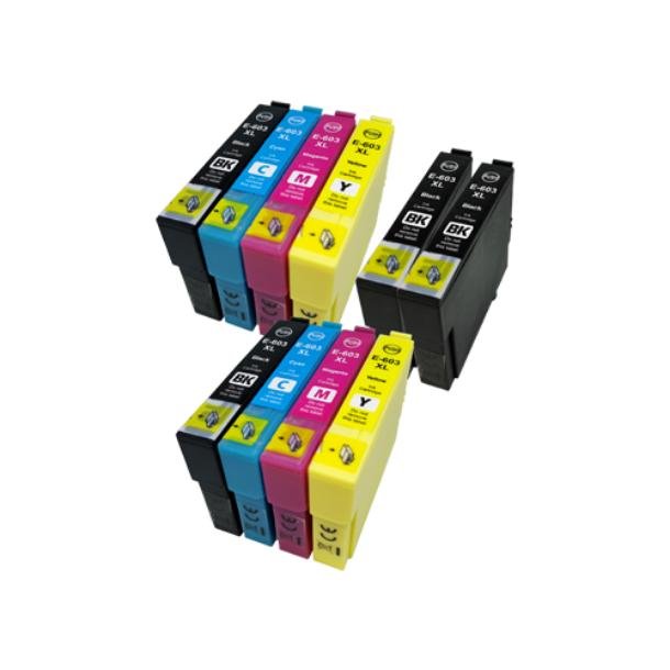  Epson  603 XL  combo pack  10 stk blekkpatron kompatibel 