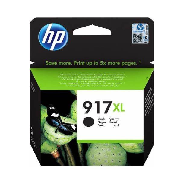 HP 917 XL BK blækpatron – 3YL85AE – Sort 39,2 ml