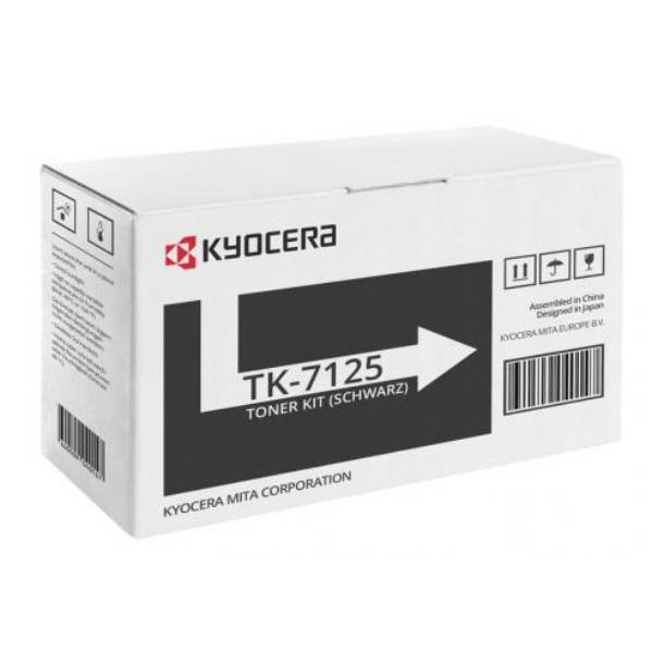 Kyocera TK-7125 BK lasertoner – 1T02V70NL0 – Sort 20000 sider