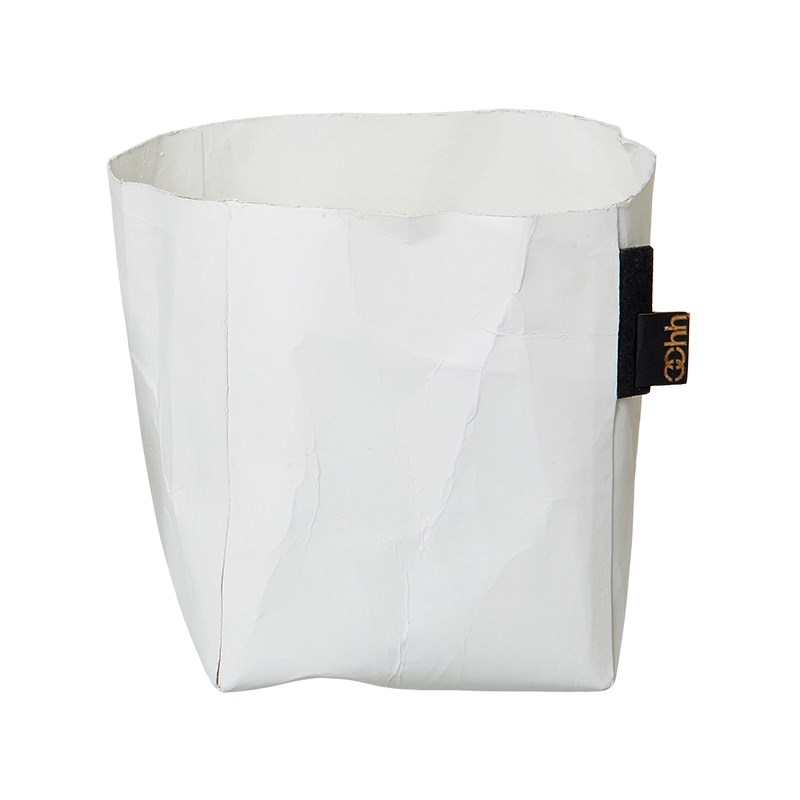 Hvid oslo basket fra oohh collection papirspose til planter fra oohh Papirspose til planter