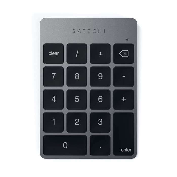 Satechi Slim Wireless Keypad Trådløst numerisk tastatur Satechi Slim Wireless Keypad
