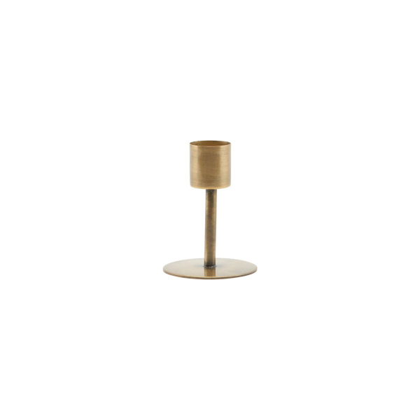 House Doctor Ljusstake, Anit, Antik mässing, dia: 5 cm, h: 7 cm