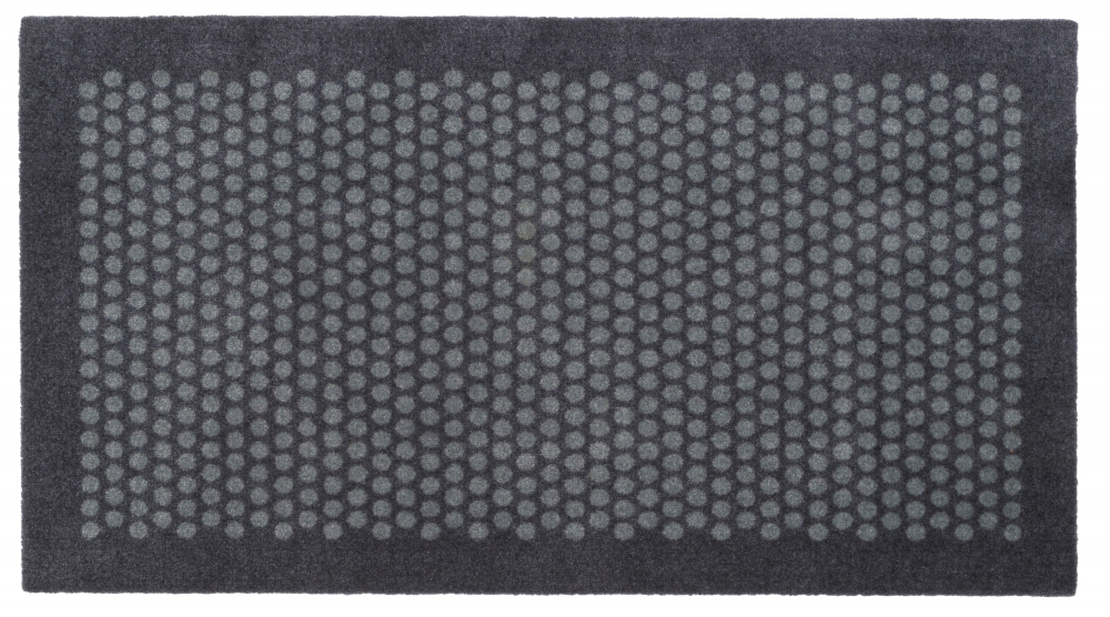Tica Copenhagen Måtte/løber i polyamid, 67x120 cm, dot design, blue/grey Billede af Tica Copenhagen Måtte/løber i polyamid, 67x120 cm, dot design, blue/grey