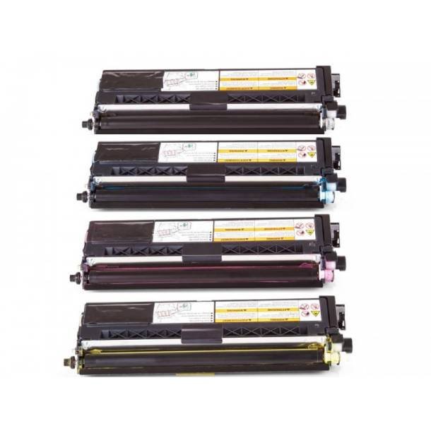Brother TN 910 combo pack 4 stk lasertoner BK/C/M/Y 36000 sider