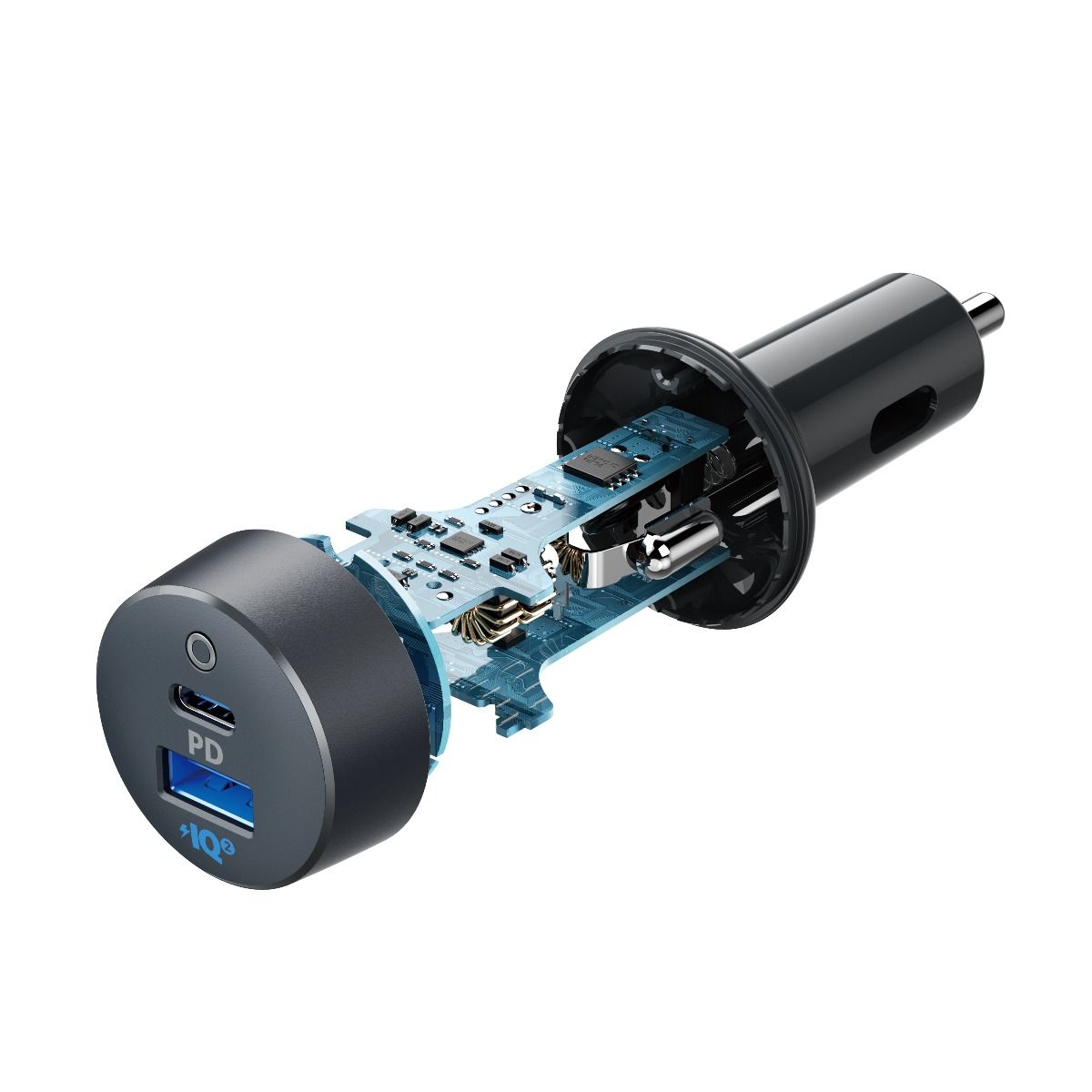 Anker PowerDrive PD+ 2 biloplader 33W USBC & USBA output Anker