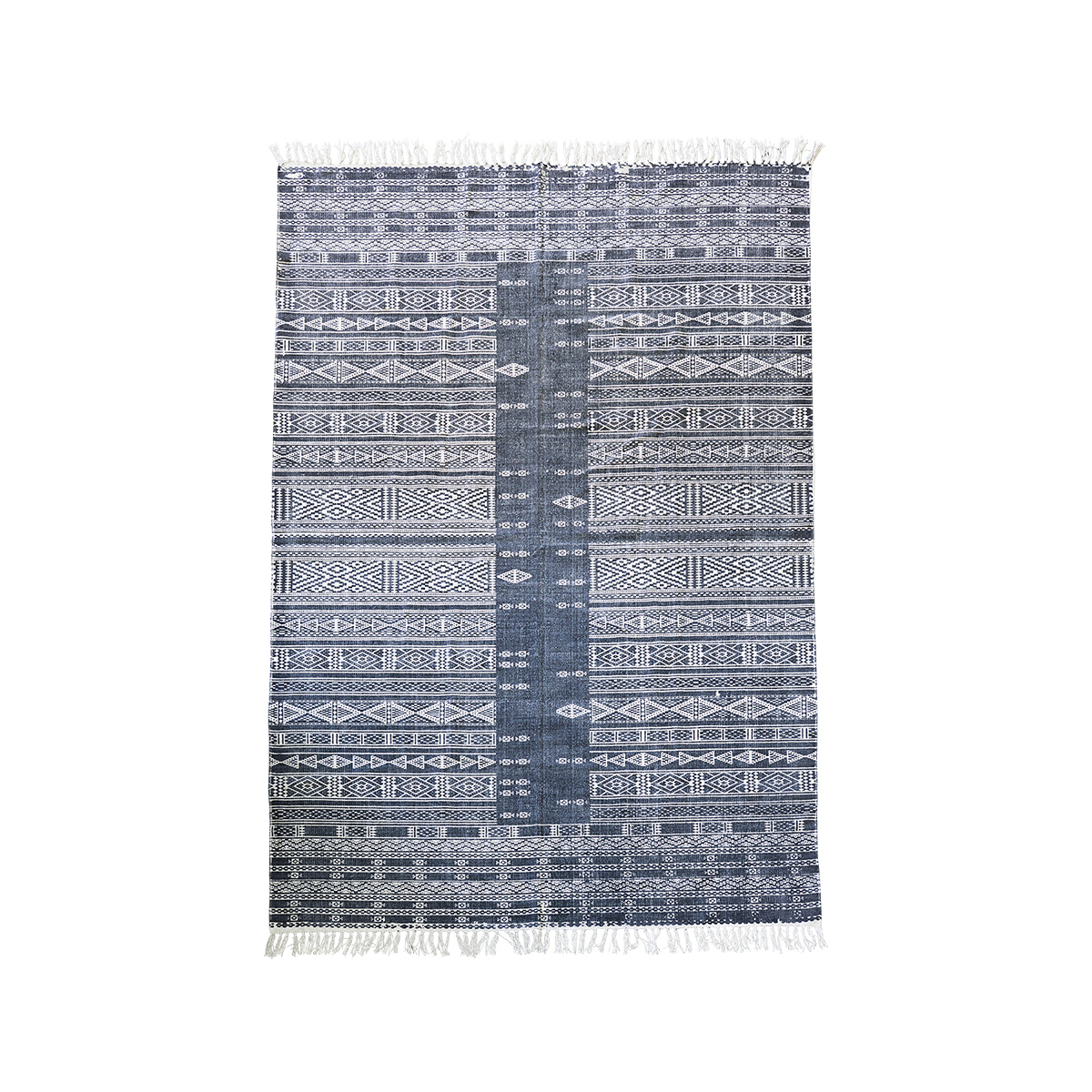 House Doctor Matta, Julia, svart/Vit, 160x230 cm, 81% bomull
