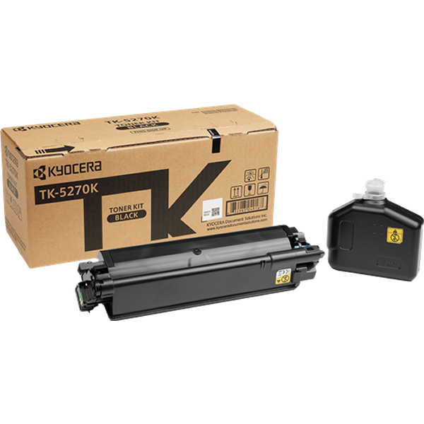 Kyocera TK-5270 BK Lasertoner - 1T02TV0NL0 Original - Sort 8000 Sider ...