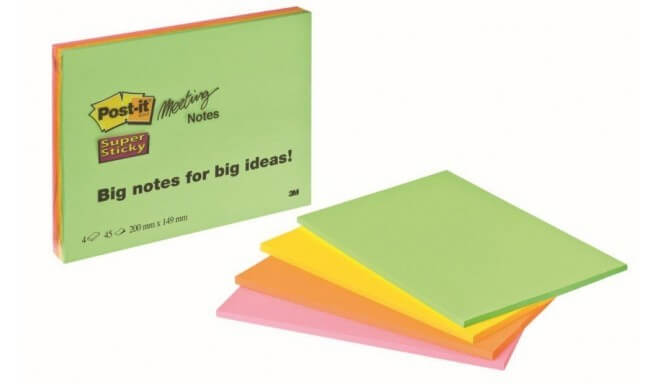 Despec Blok Post-it 6845SSP Super Sticky Notes 149x200 mm pk/12